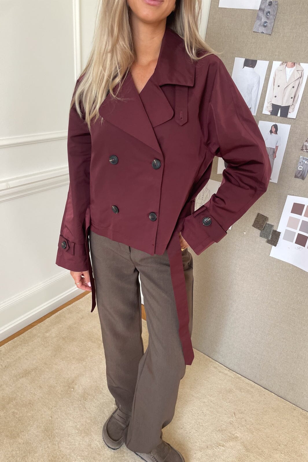 BYIC - Almaic Trenchcoat A2319 - Bordeaux