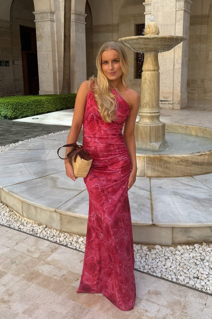 BYIC - Andreaic Maxi Dress A23768 - Soft Rose Print Kjoler 