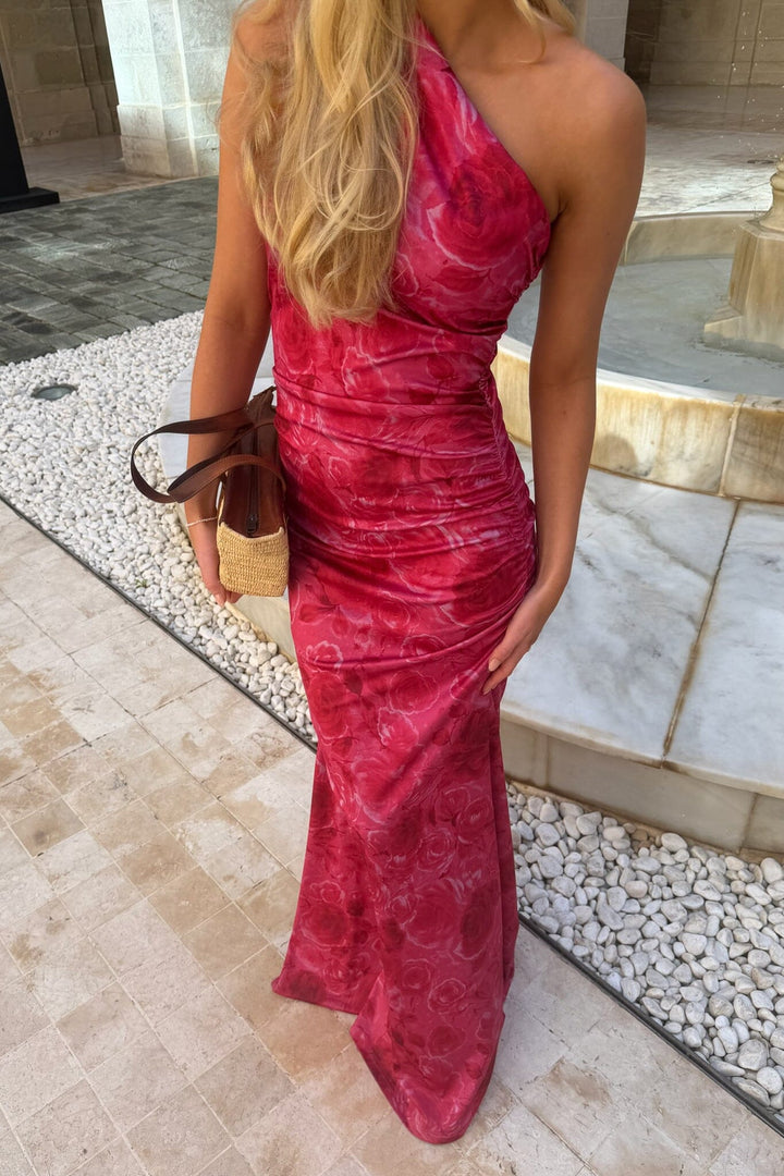 BYIC - Andreaic Maxi Dress A23768 - Soft Rose Print Kjoler 