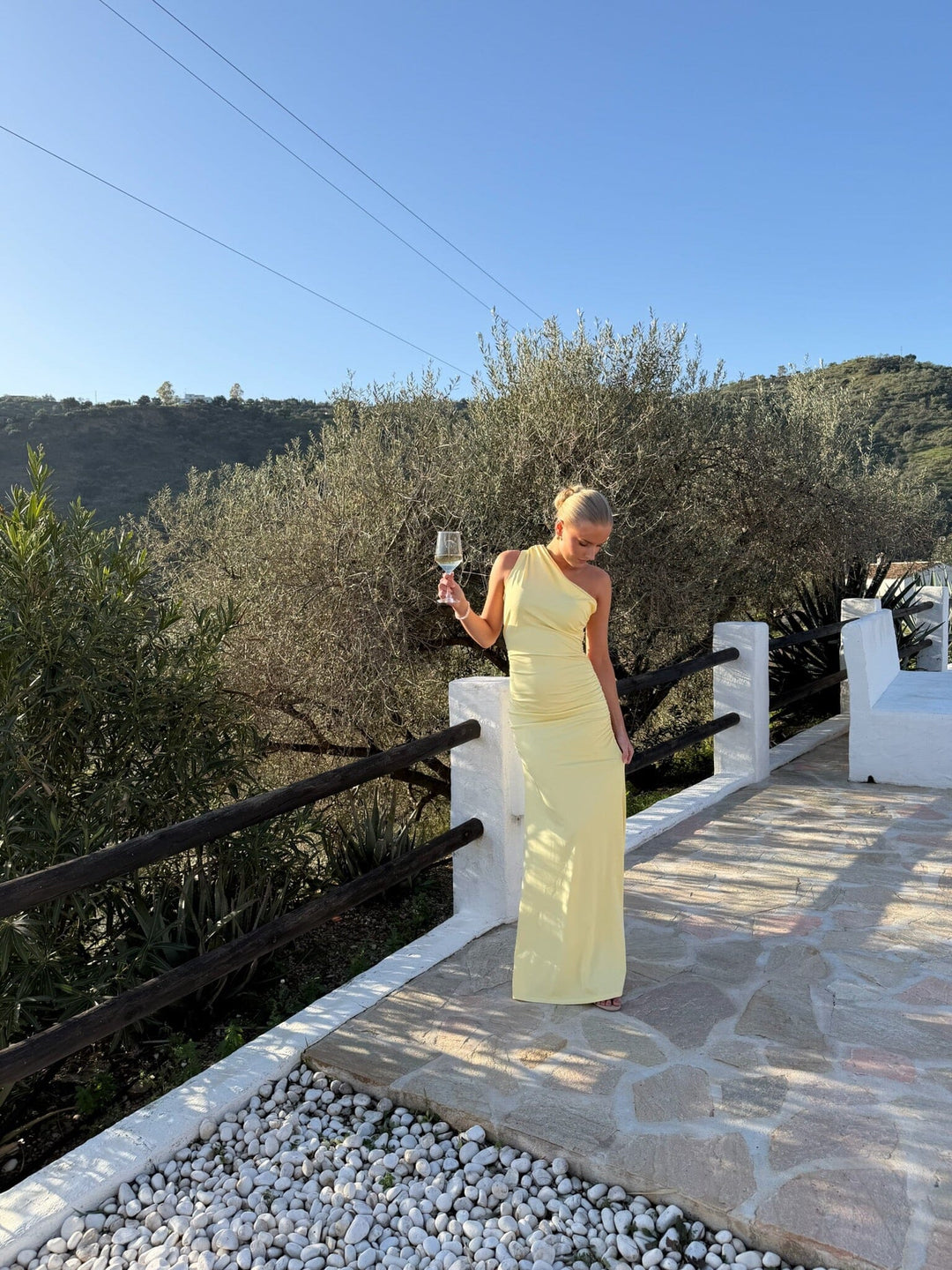 BYIC - Andreaic Maxi Dress A23768 - Yellow Kjoler 