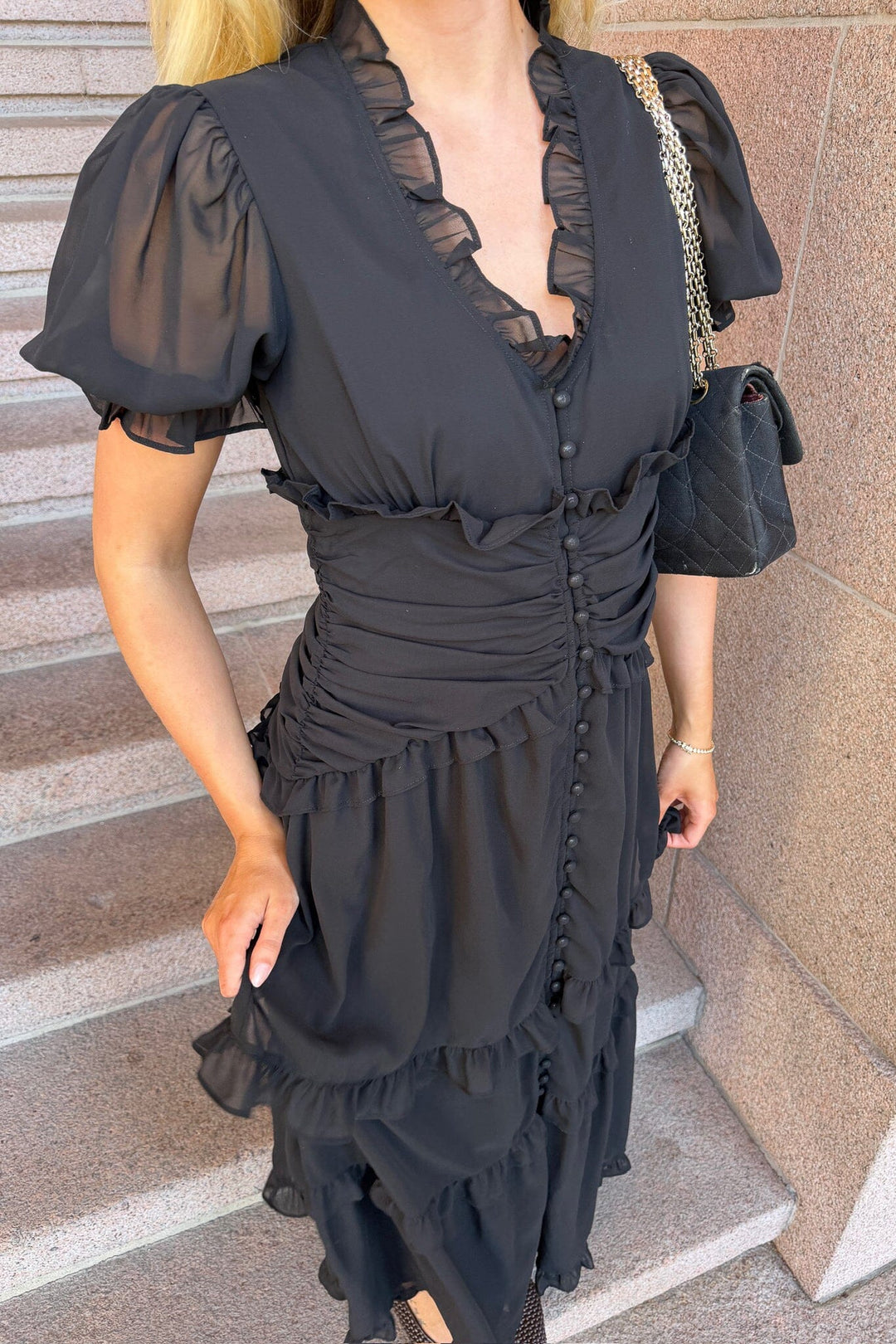BYIC - Arielic Long Dress A25193 - Black Kjoler 
