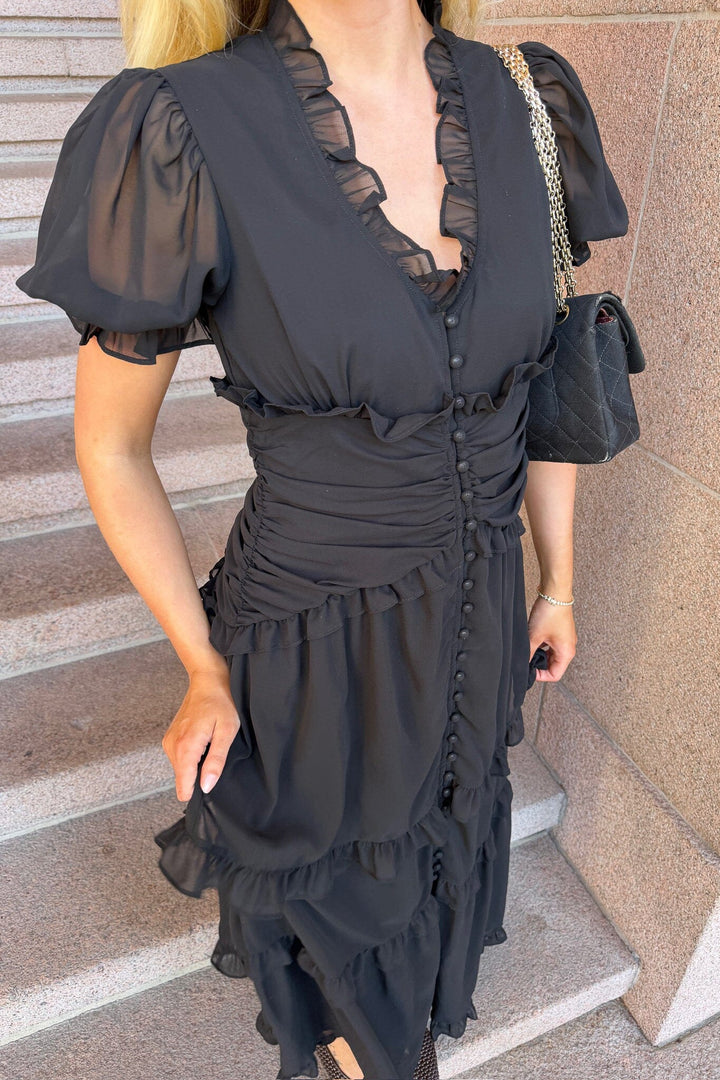 BYIC - Arielic Long Dress A25193 - Black Kjoler 