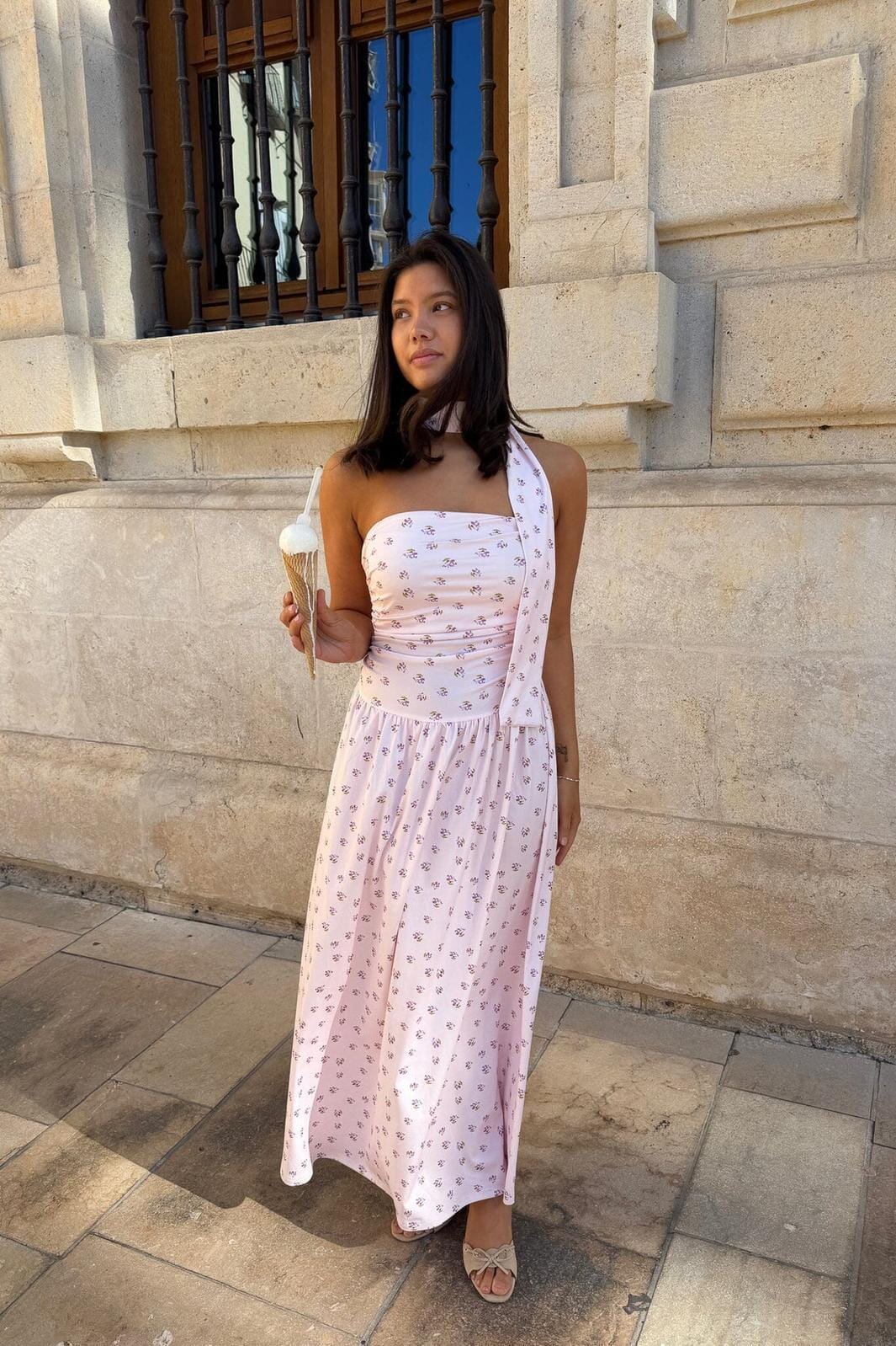 BYIC - Astridic Long Dress A25125 - Pink Kjoler 