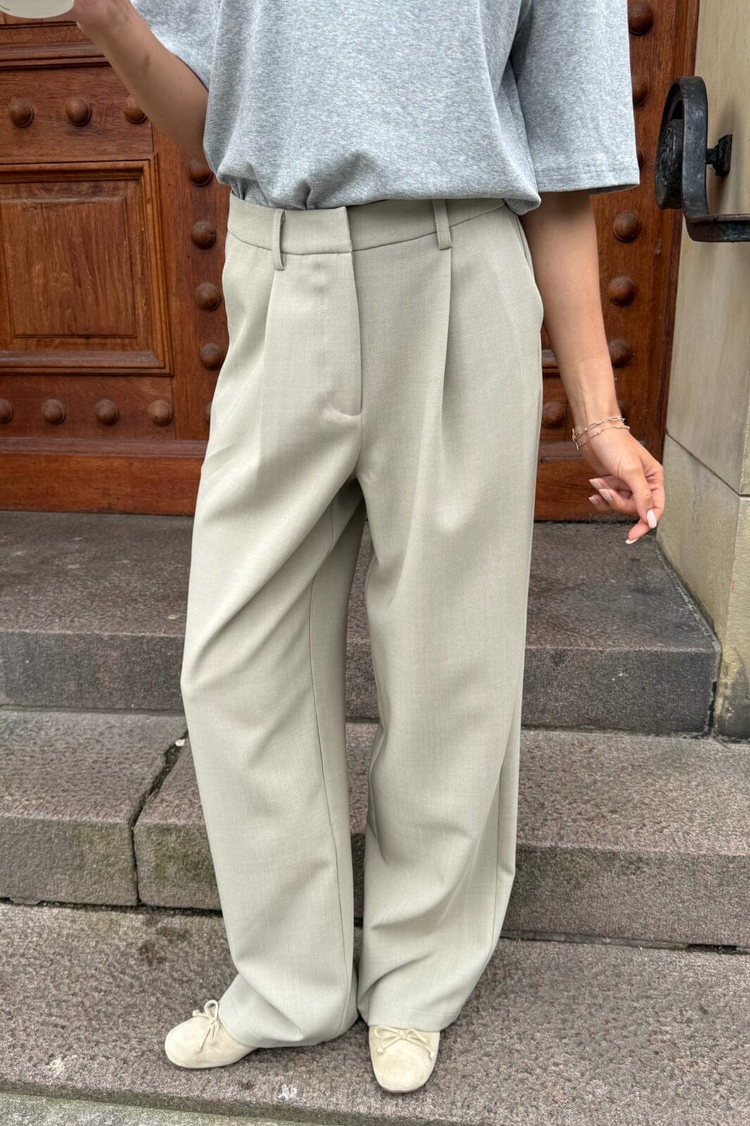 BYIC - Celinaic Pants A2351 - Dusty Beige