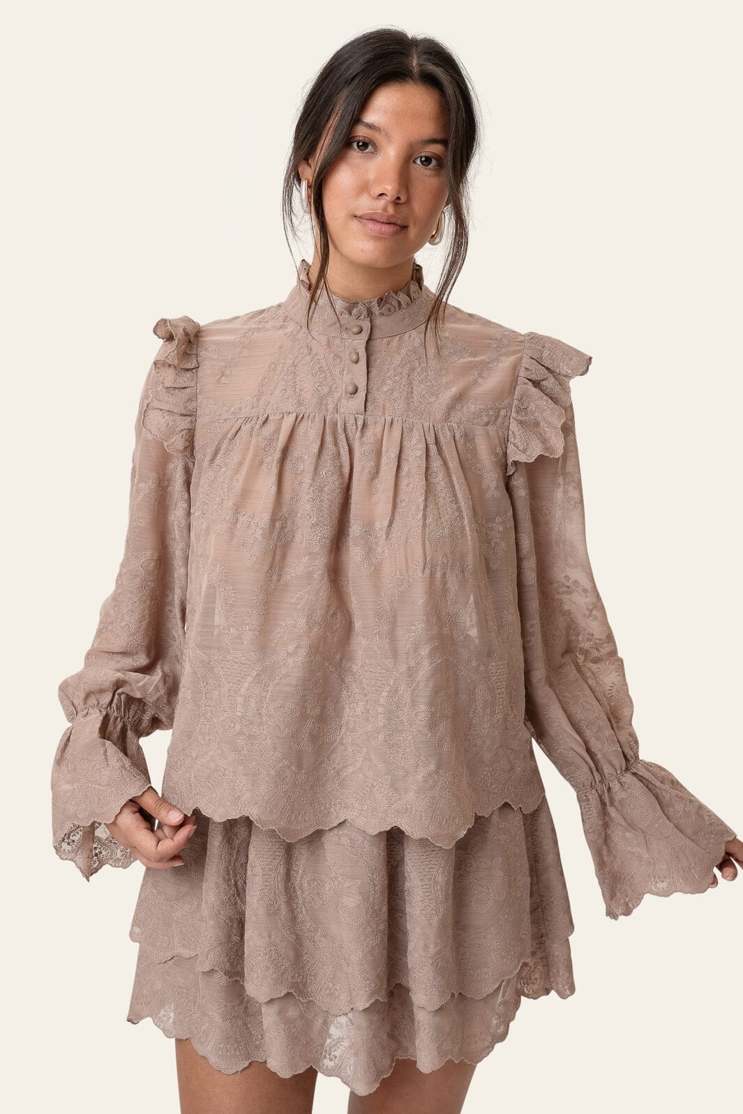 BYIC - Ellinoraic Shirt 2623 - Vintage Light Brown