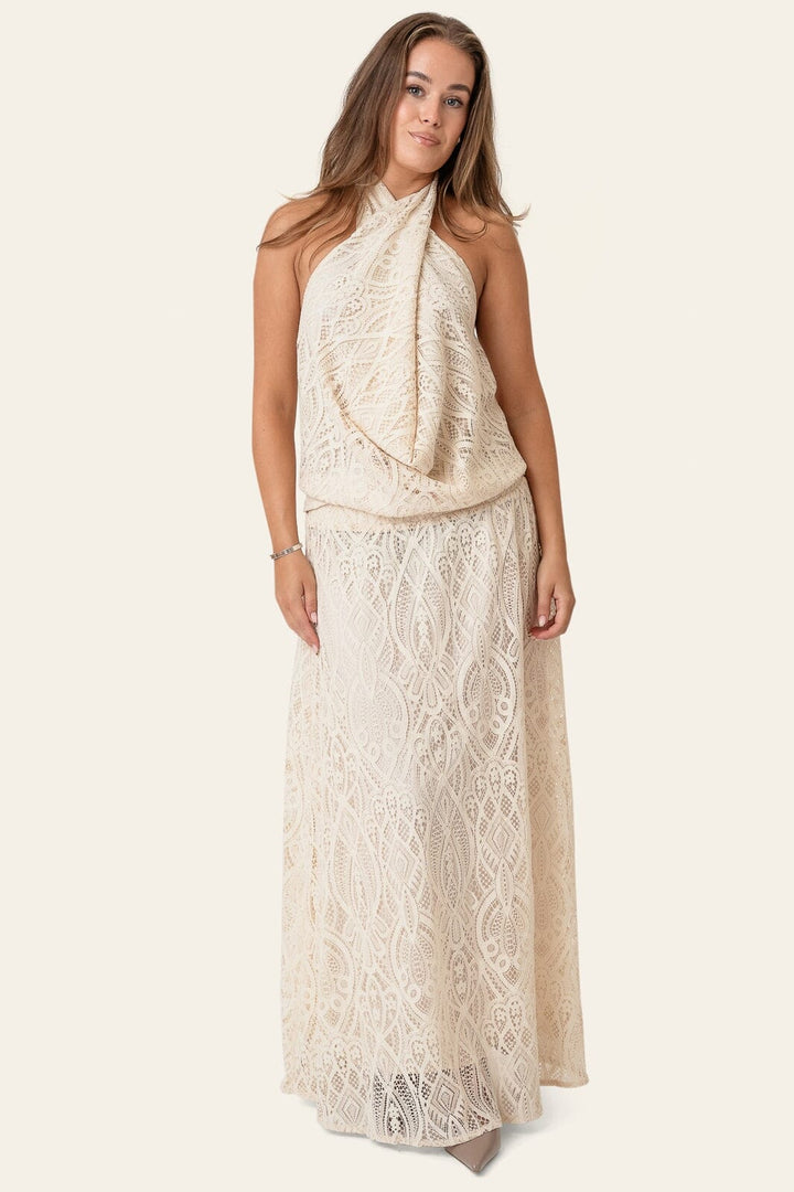 BYIC - Hollyic Wrap Top A25102 - Off White Lace