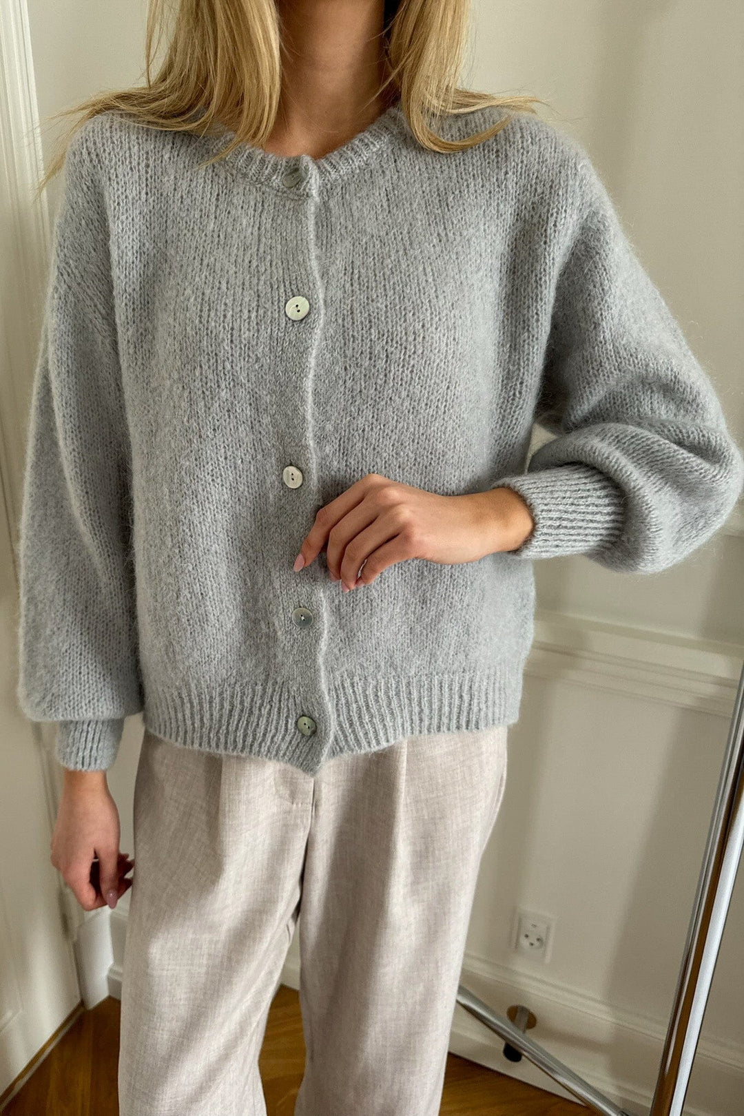 BYIC - Idaic Cardigan - grey Grey