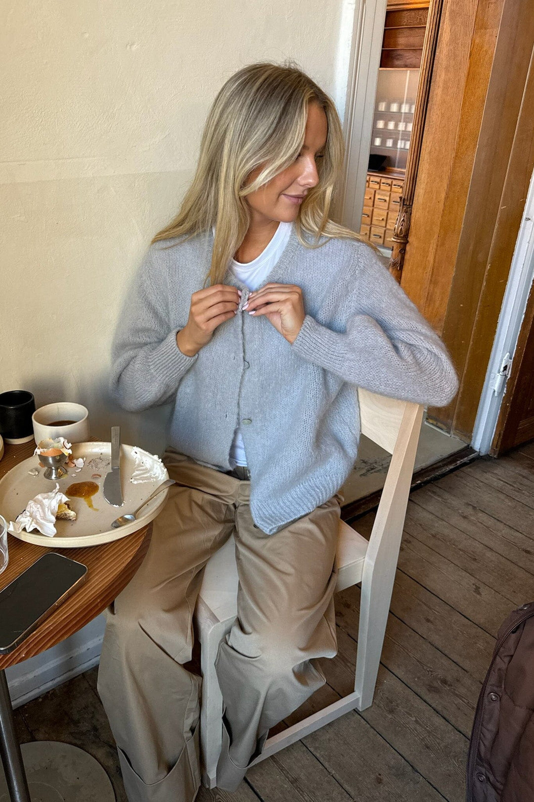 BYIC - Idaic Cardigan - grey Grey