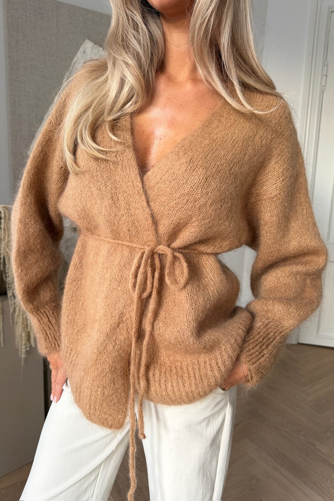 BYIC - Idaic Wrap Cardigan 85119 - Camel