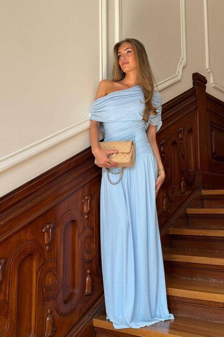 BYIC - Juneic Mesh Dress A25379 - Blue Kjoler 