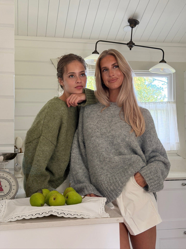 Byic - Maisyic Pullover 2026-121 - Moss Green Sweatshirts 