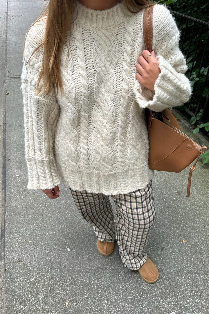BYIC - Mayaic Pants - bbc Beige Black Checks