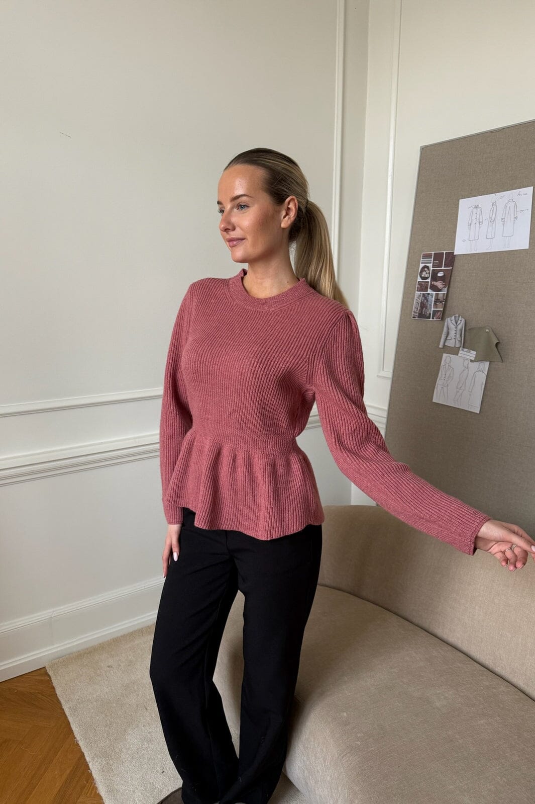 BYIC - Saraic Sweater D059-2 - Dusty Rose