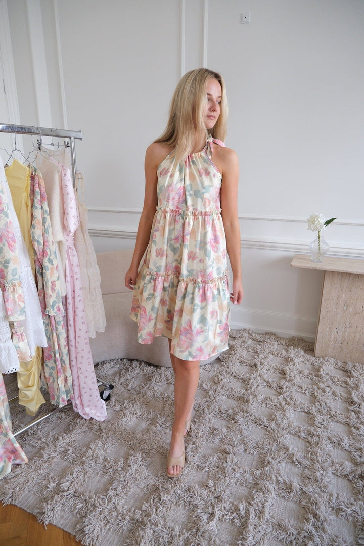 BYIC x Molly&My - Abbiic Dress A23893 - Pastel Garden Kjoler 