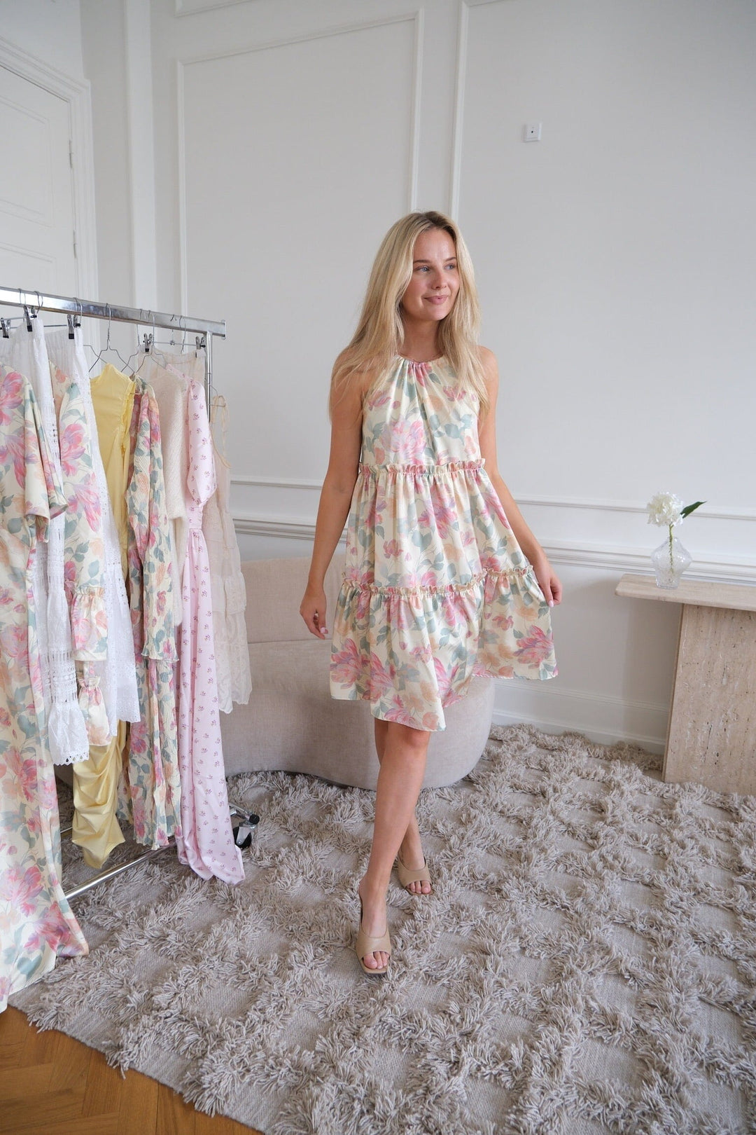 BYIC x Molly&My - Abbiic Dress A23893 - Pastel Garden Kjoler 