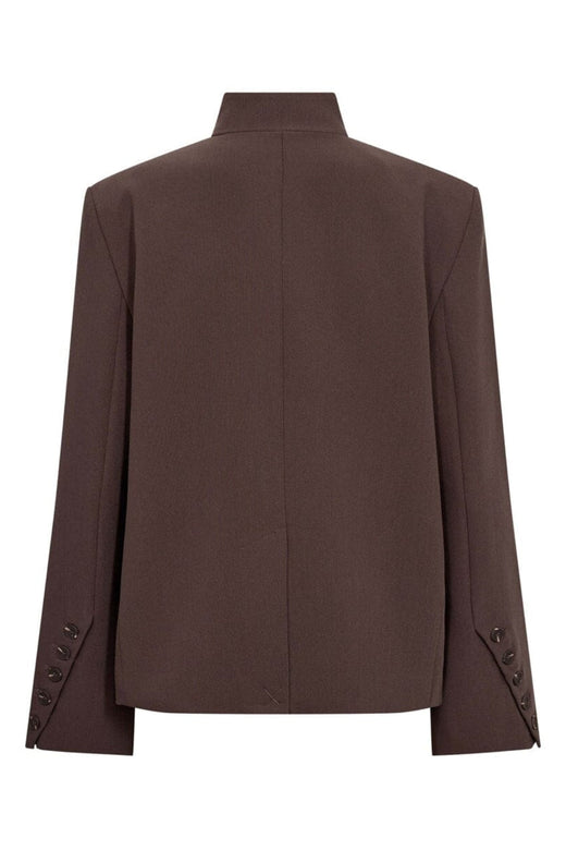 Co´Couture - Acilecc High Collar Blazer 500459 - 20002 - Brown