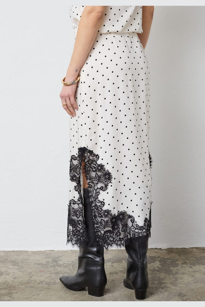 Co´Couture - Amelicc Dot Lace Skirt 44039 - 11 - Off White