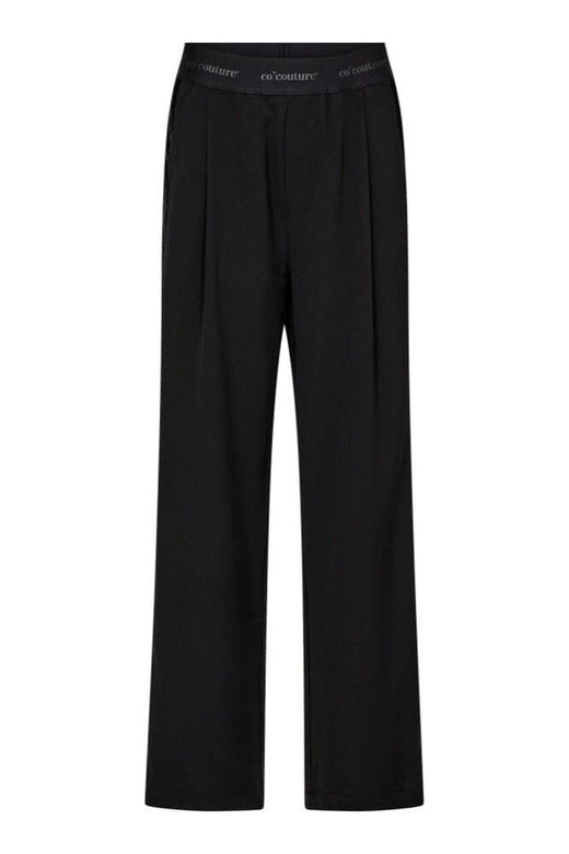 Co´Couture - Aminacc Logo Shimmer Pant 31668 - 96 - Black Bukser 