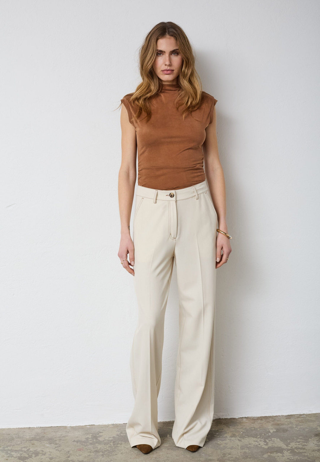 Co´Couture - Camillacc Tee 33164 - 35 - Suntan T-shirts 