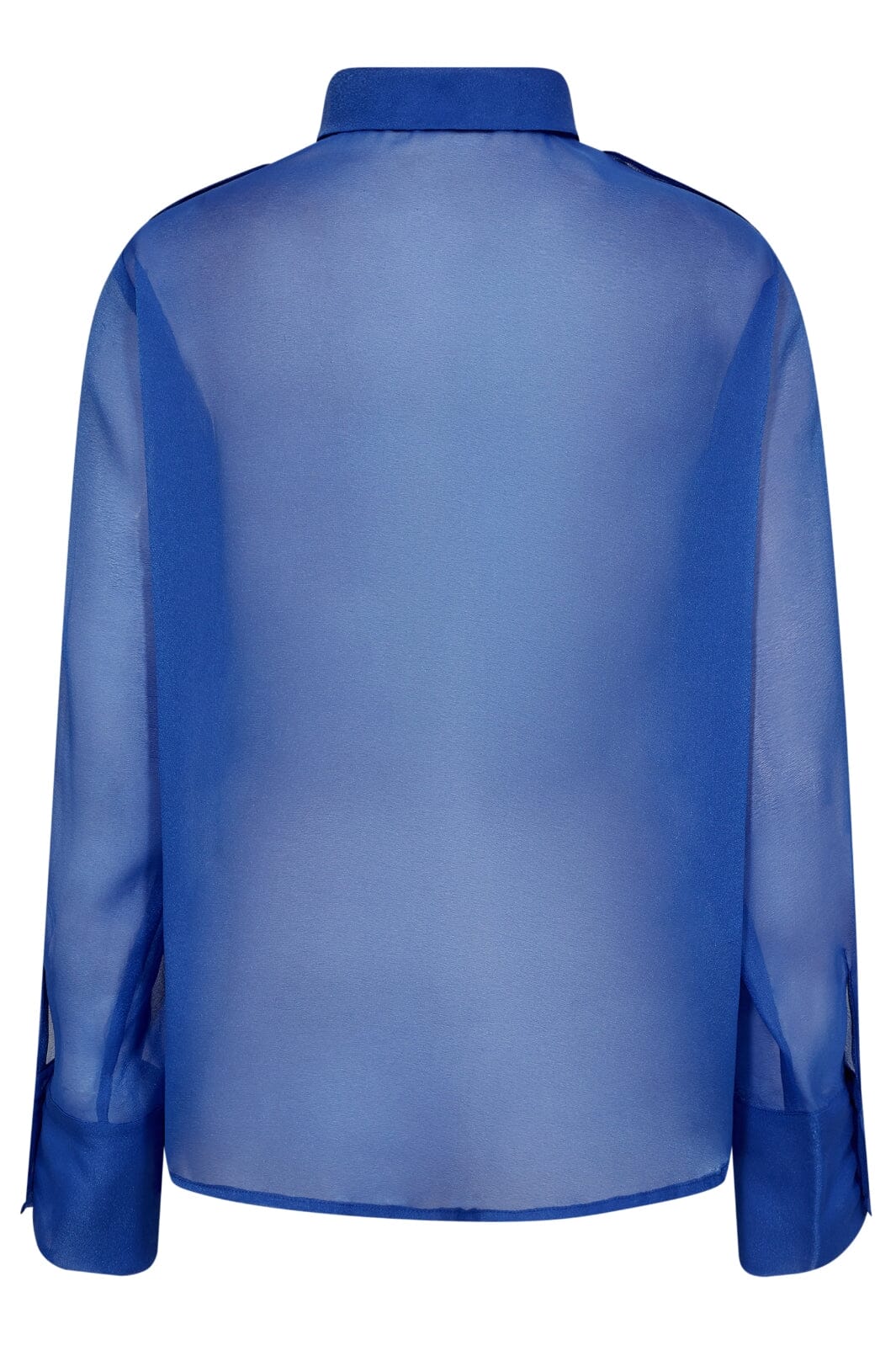 Co´couture - Chiliecc Chiffon Shirt 35616 - 76 New Blue