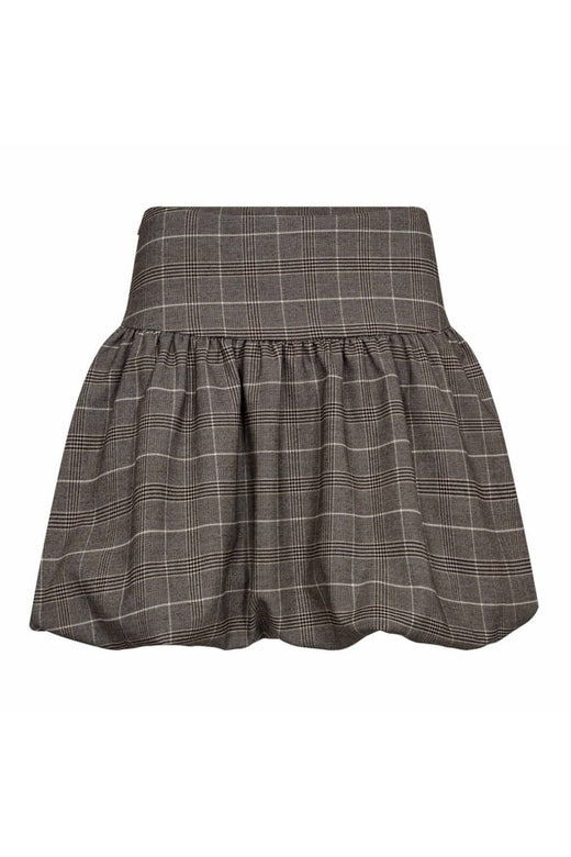 Co´Couture - Claudinecc Balloon Mini Skirt 34221 - 154 - Walnut