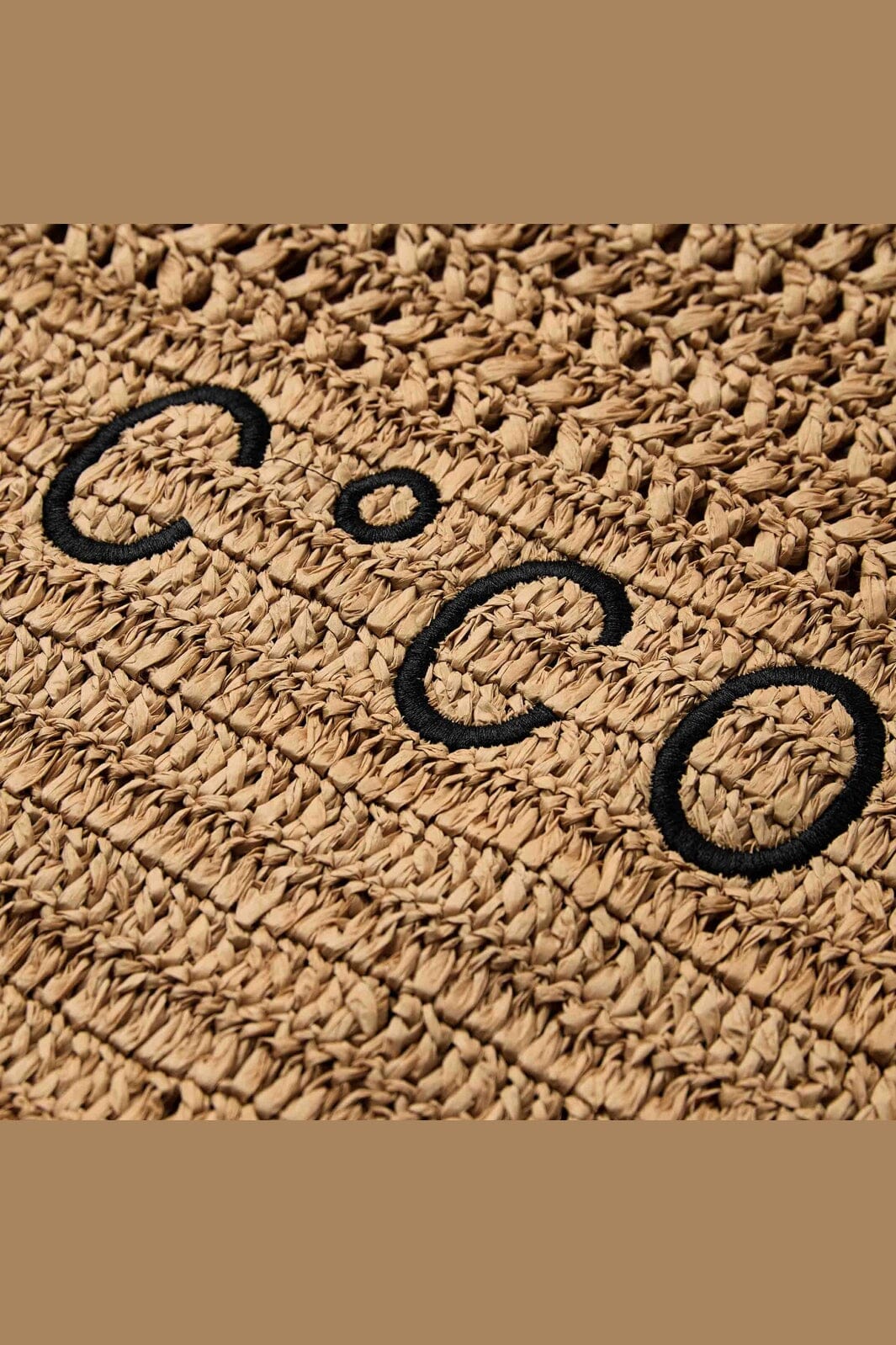 Co´Couture - Cococc Contrast Beach Bag 49084 - 4085 - Straw