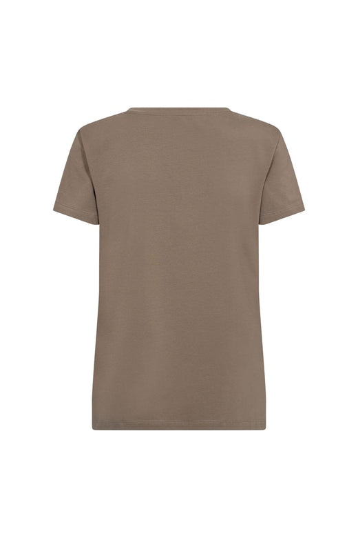 Co´Couture - Cocouturecc Logo Tee 43004 - 154 - Walnut