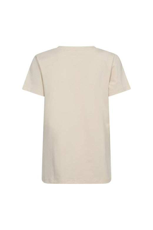Co´Couture - Cocouturecc Tee 43002 - 100 - Creme