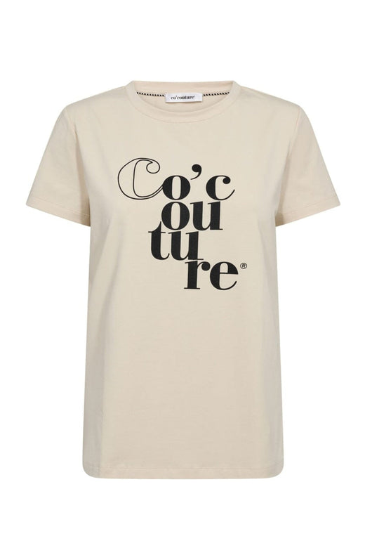 Co´Couture - Cocouturecc Tee 43002 - 100 - Creme