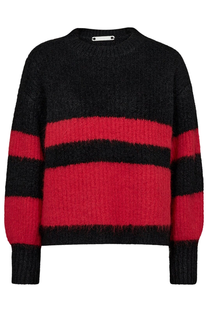 Co´couture - Coraliecc Block Rib Knit 32147 - 96 Black