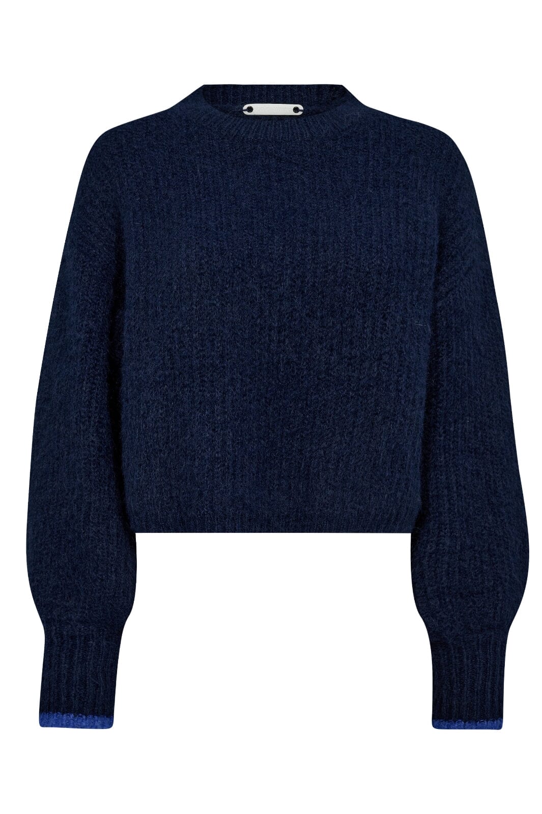 Co´couture - Coraliecc Crop Rib O-Knit 32140 - 120 Navy