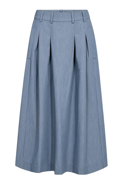 Co´Couture - Ellycc Pleat Skirt 44043 - 586 - Dusty Blue Nederdele 