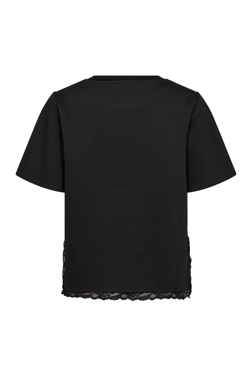 Co´Couture - Evicc Lace Tee 43031 - 96 - Black