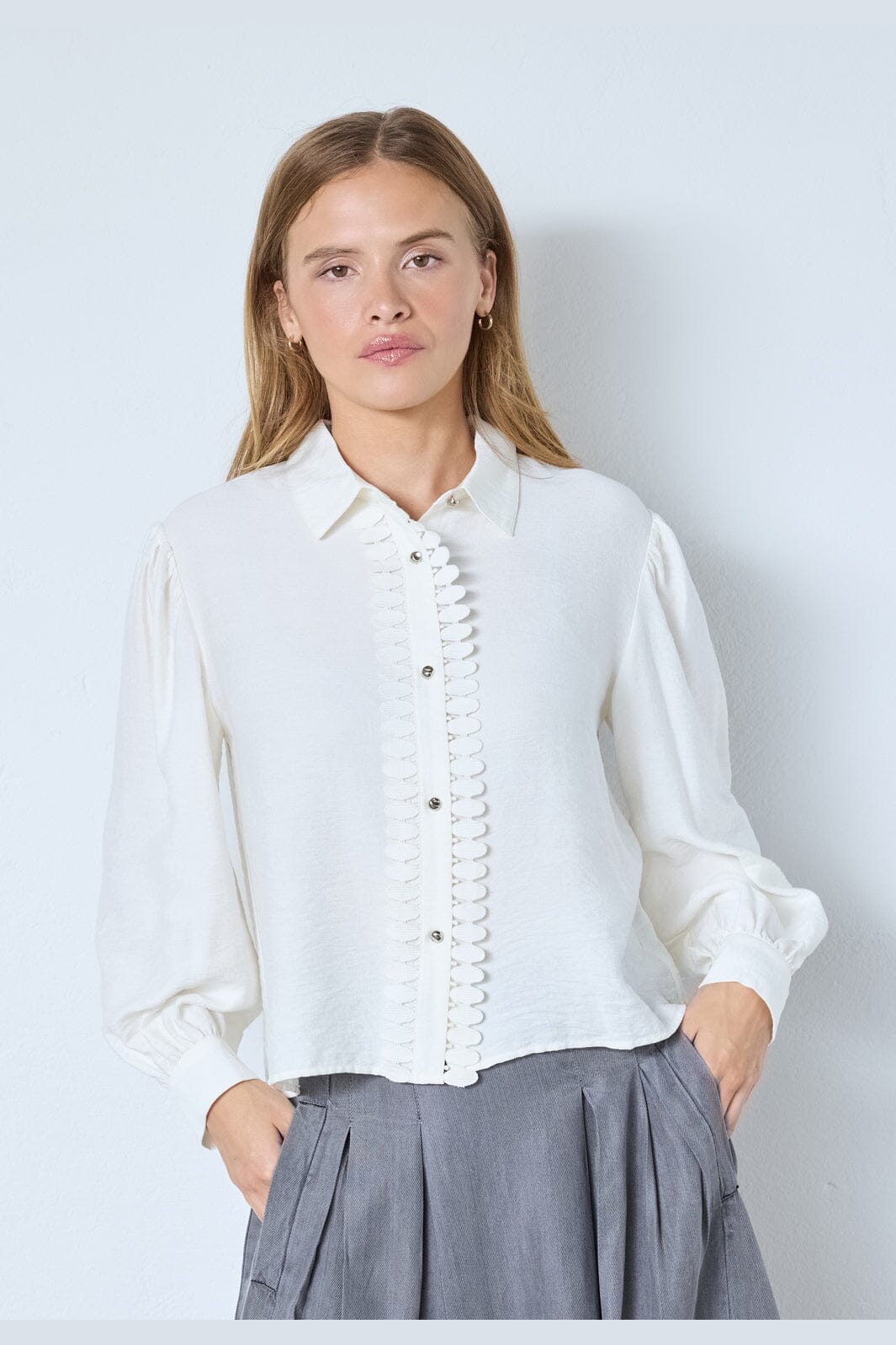 Co´Couture - Gloriacc Shirt 45021 - 11 - Off White