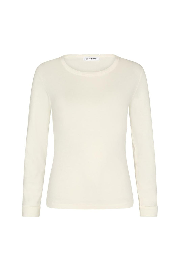 Co´couture - Grannycc Ls Tee - 11 Off White