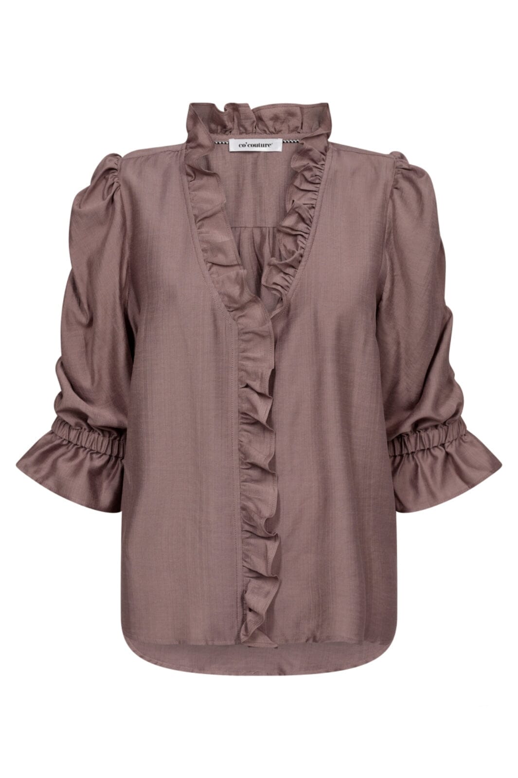 Co´couture - Heracc Frill Ss Blouse 35535 - 124 Dusty Rose