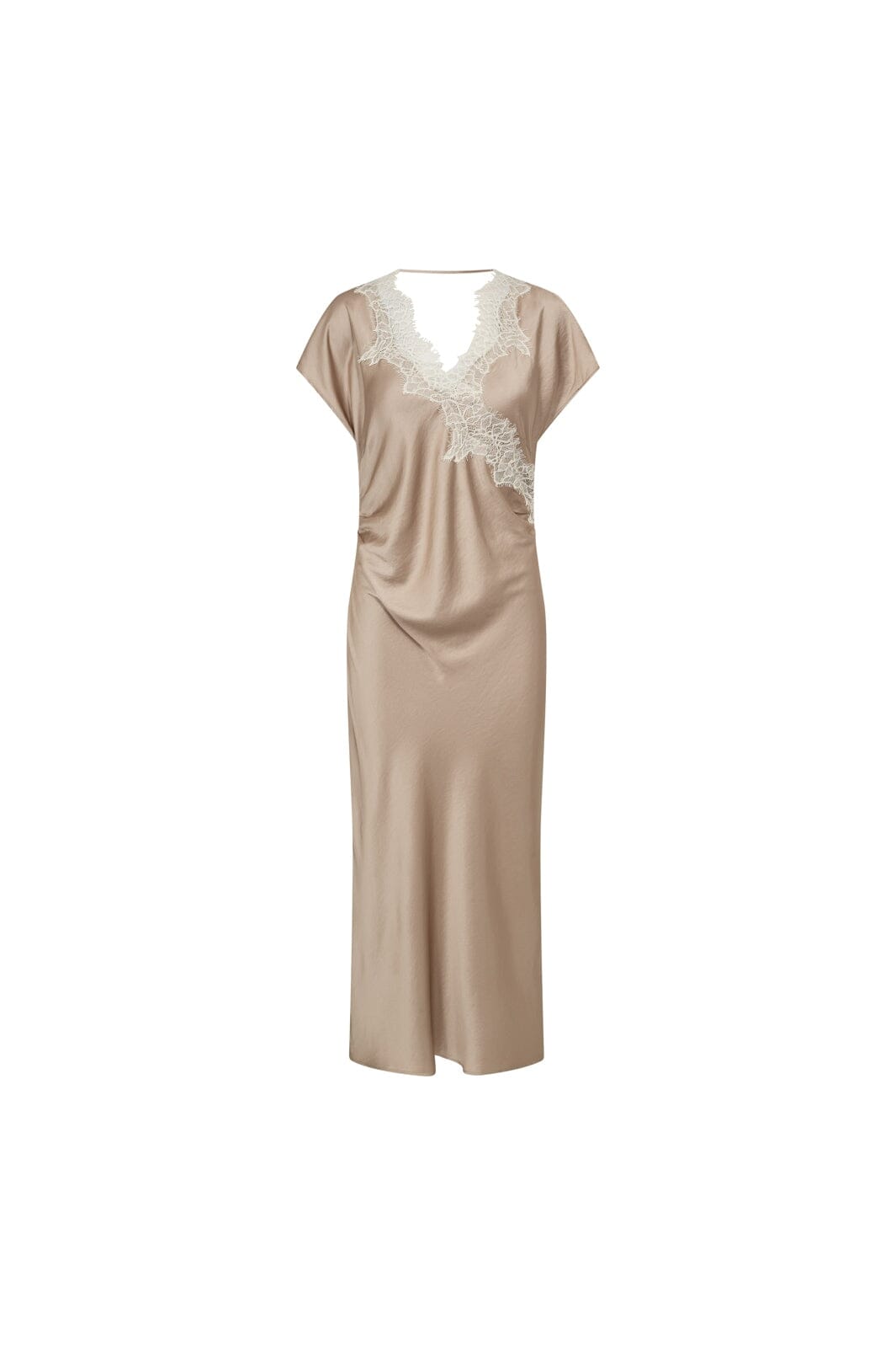 Co´Couture - Iduncc Asym Lace Dress 46106 - 320 - Bisquit