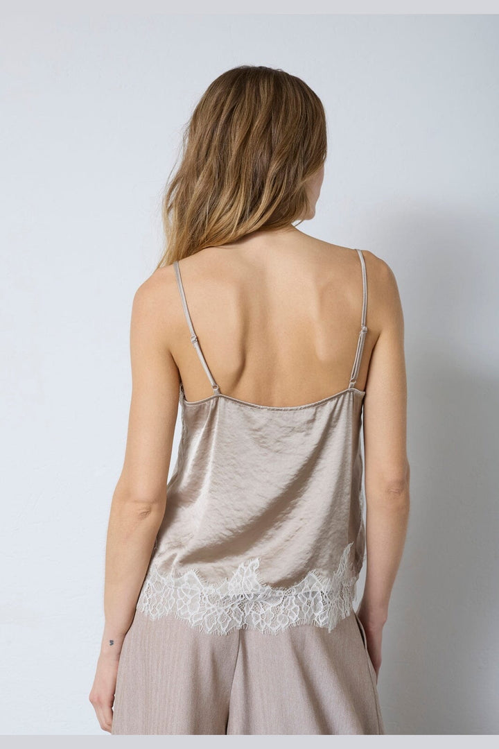 Co´Couture - Iduncc Lace Top 45166 - 320 - Bisquit