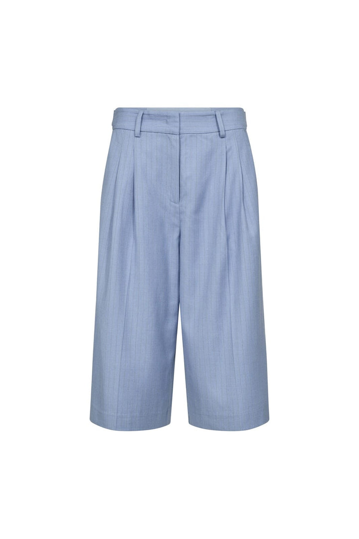 Co´Couture - Kianacc Pin Pleat Bermuda 41079 - 23 - Pale Blue