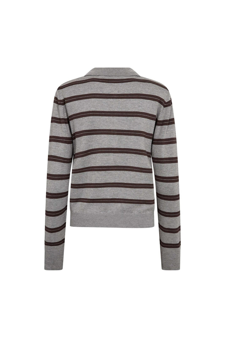 Co´Couture - Luecc Padded Polo Knit 500429 - 10003 - Creme