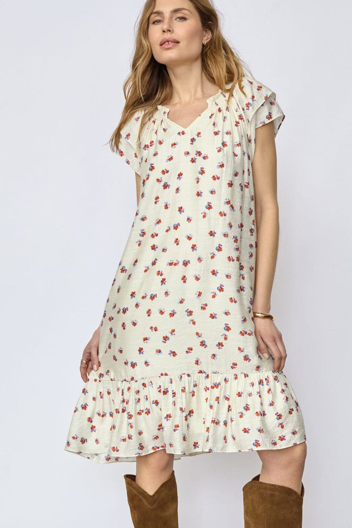 Co´Couture - Mariscc Sunrise Crop Dress 46117 - 11 - Off White Kjoler 