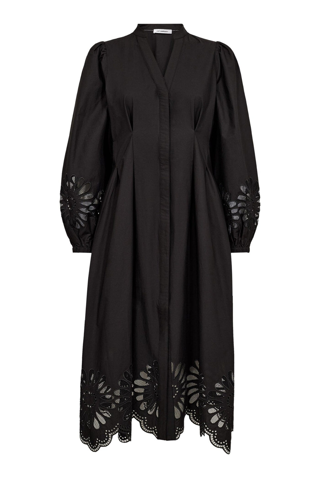 Co´Couture - Melisecc Emb. Dress 500334 - 65001 - Black Kjoler 