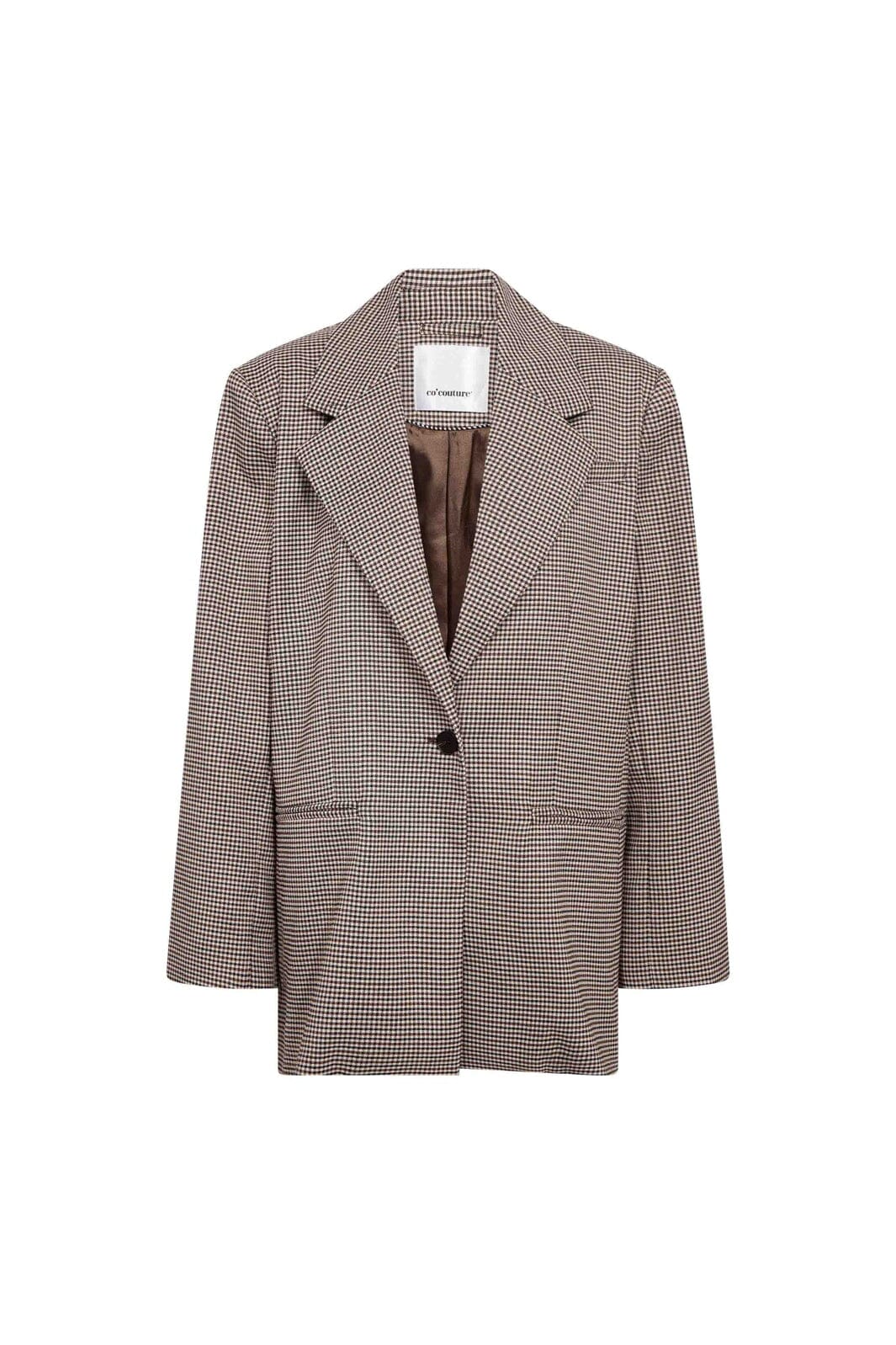 Co´Couture - Midacc Check Power Blazer 500845 - 10060 - Bone - Brown