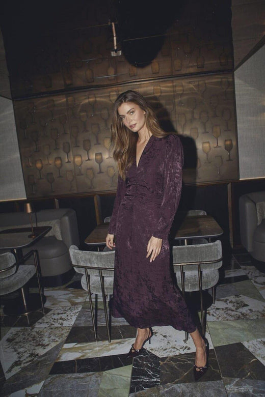 Co´Couture - Mikocc Cocktail Dress 36563 - 67 - Plum Kjoler 