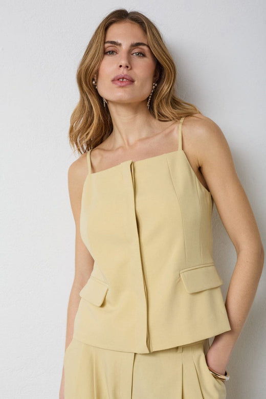 Co´Couture - Nilancc Tailored Top 45069 - 171 - Paleyellow