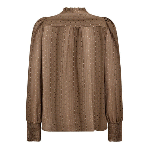 Co´Couture - Ollycc V-Shirt 35970 - 154 - Walnut Skjorter 