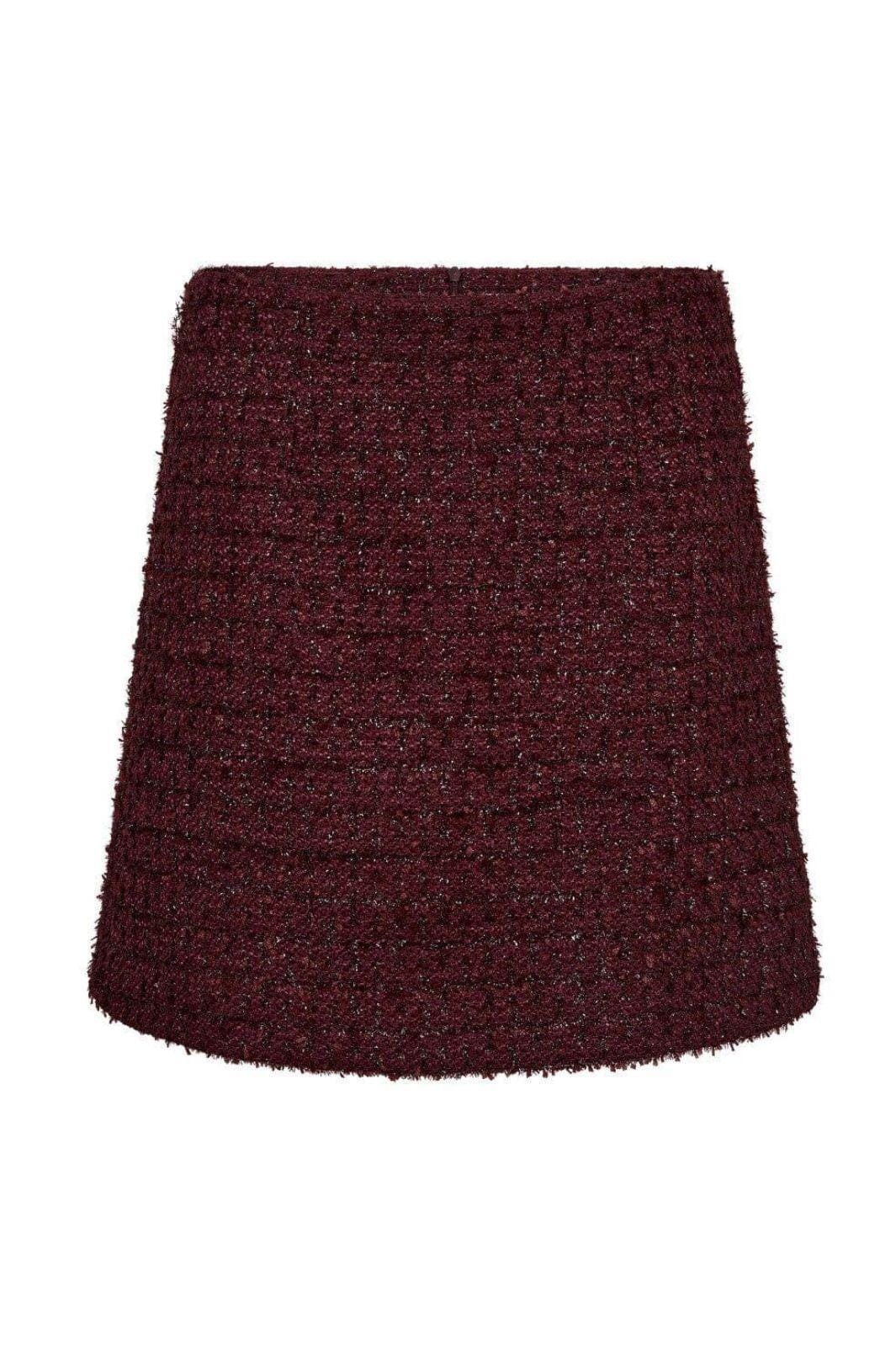 Co´Couture - Peachcc Mini Skirt 34232 - 67 - Plum Nederdele 