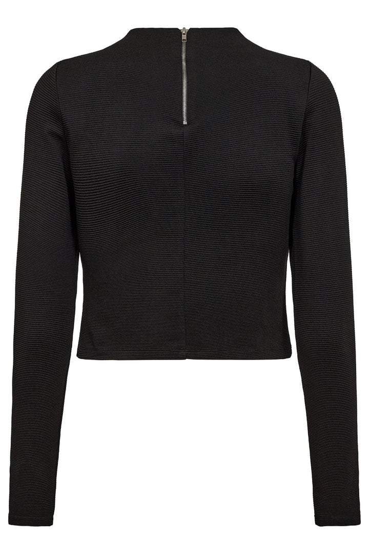 Co´couture - Picacc Crop Blouse - 96 Black