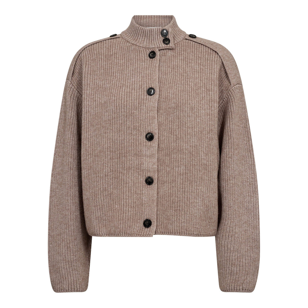 Co´Couture - Rowcc Utility Cardigan 500123 - 20014 - Mink Cardigans 