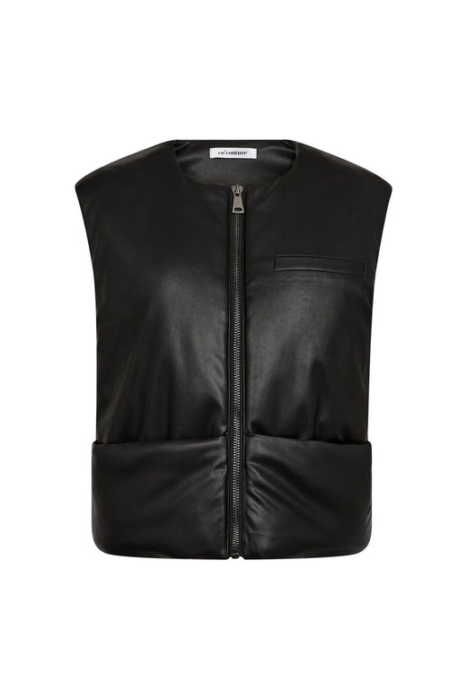 Co´Couture - Roxycc Puffer Vest 30323 - 96 - Black